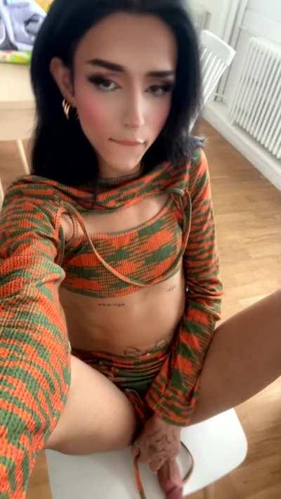 Get on your knees and go under the table