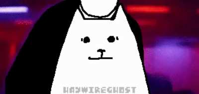 gaster knowing that toby has to resist from addressing him.