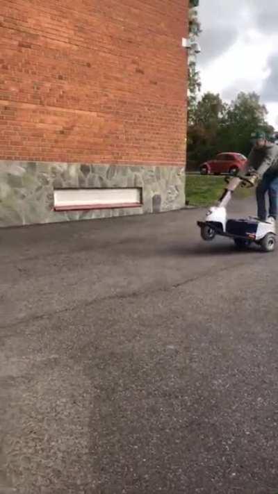 Friend let me squid his mobility scooter