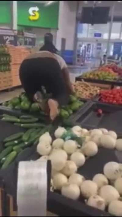 all up on them vegetables