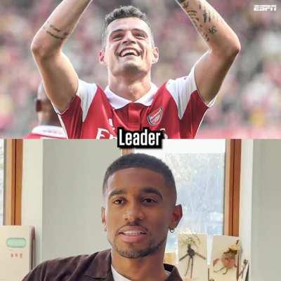 Describe your teammate in one word, featuring Reiss Nelson