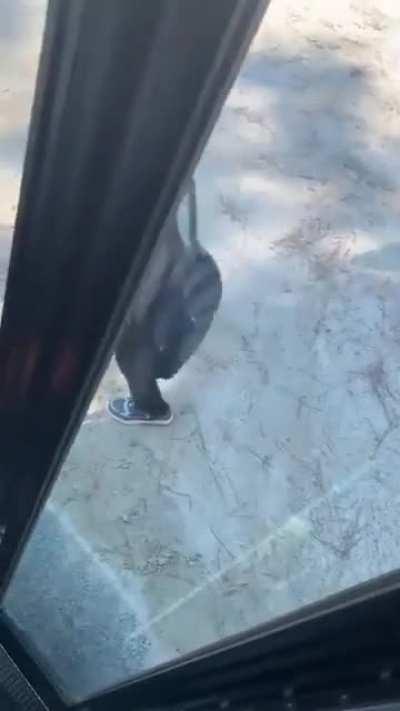 He really wants to go to school, no matter what