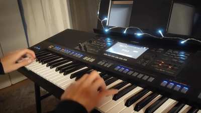 Ren & Stimpy Intro on Yamaha Keyboard