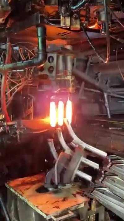 Somewhere along the process of manufacturing glass bottles