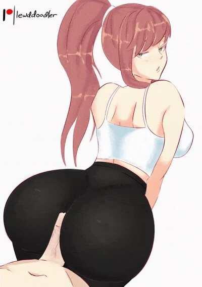 [OC] Monika Assjob Animation