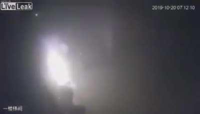 E-bike catches fire and explodes a hundred times in China