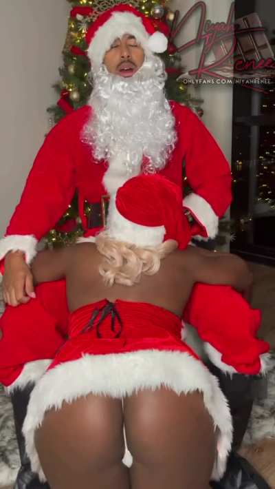 Who knew Santa delivered presents and dick for niyah Renee