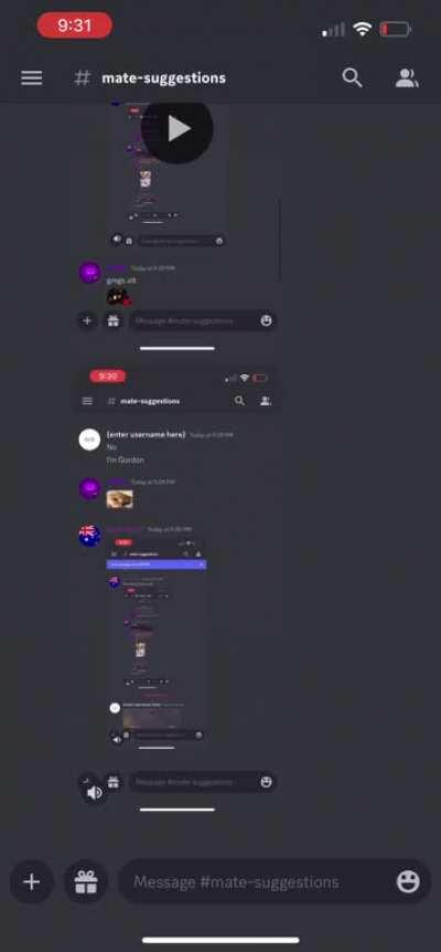 The screen recording