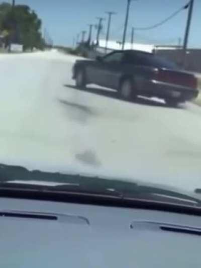 Me enjoying my booze cruise through the neighborhood 😊😊