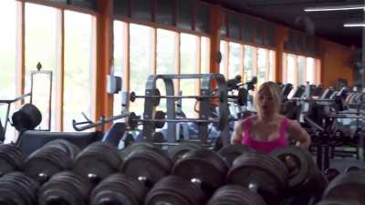 Can a workout vid get your attention?