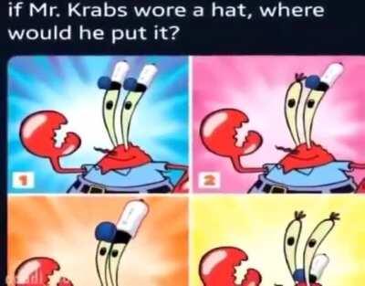 Mister crabs has a Dic*k😎😎 which can be used for secks(sexin*g)(👉👌)
