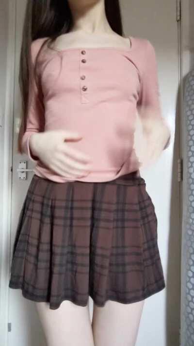 Would you like it if I wore this to our date, then took it off like this?