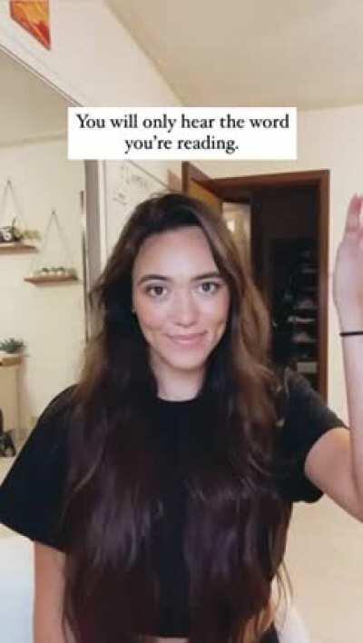 Your braib playing tricks on you.