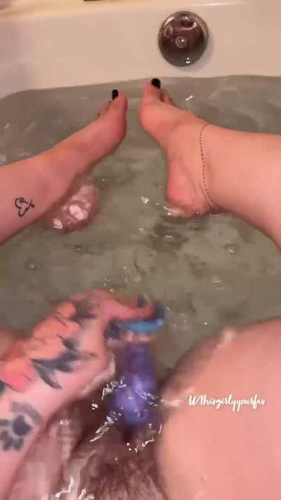 adults can have playtime in the tub too ;)