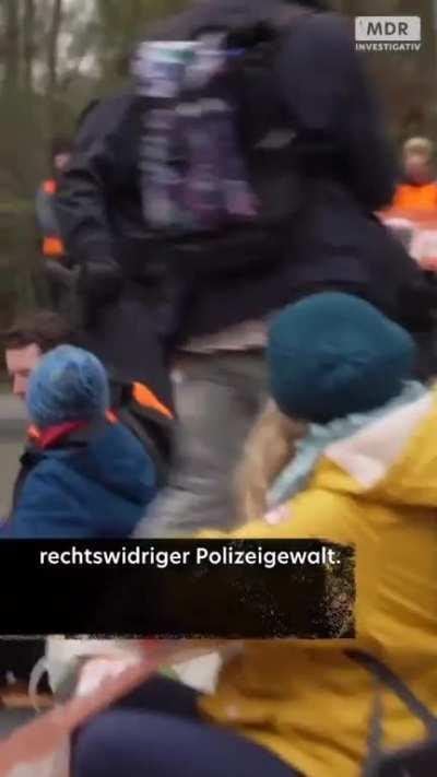 Polizeigewalt gegen Klimaaktivisten ? 