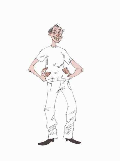 Carlinhos em desenho