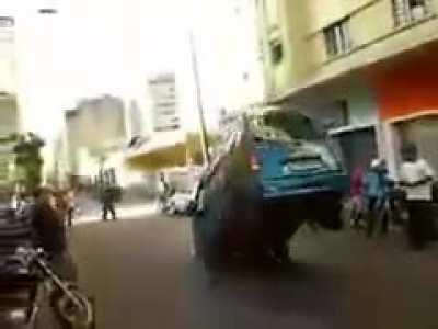 Even physics doesn't are applied to brazilian traffic