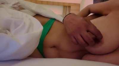 His obsession with groping her!