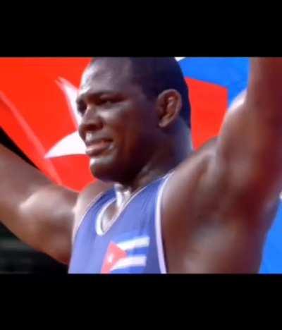 4 time Olympic Gold medalist wrestler at 130kg from Cuba Mijain Lopez.