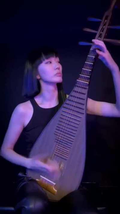 Plucked string instrument soloist Jiaju Shen, straight up shredding it