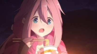 Seeing Nadeshiko obliterate her cup noodles did something to Rin right there