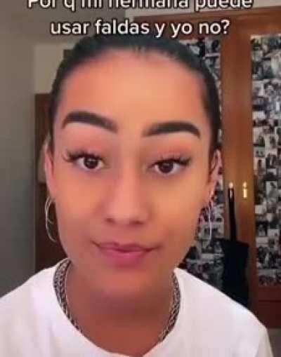 Niño pregunta si puede usar falda