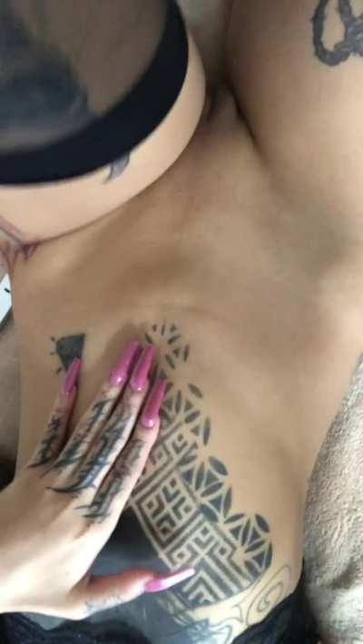 Can you feed this hungry tiny pussy with your cream?