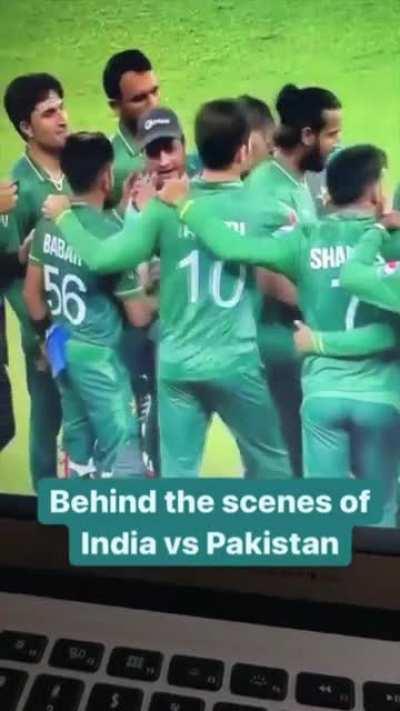 Behind the scenes #IndiavsPak