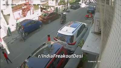 Man Brutally Kicks Child