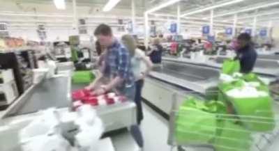 Coupon Kid Freaks Out After Owing Too Much Money At Checkout