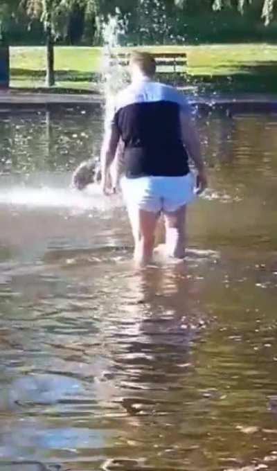 At first I thought he lost a bet...