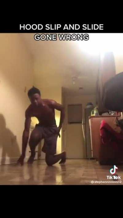 Slip and slide going wrong