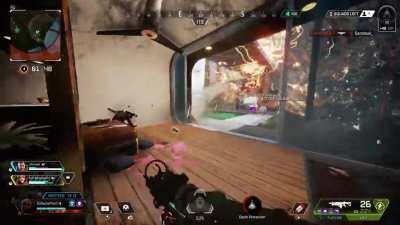 Death protection ran out just in time to make this finisher look cool