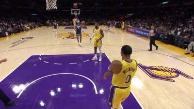 [Highlight] Russel Westbrook and Jaden McDaniels get into a game of Catch