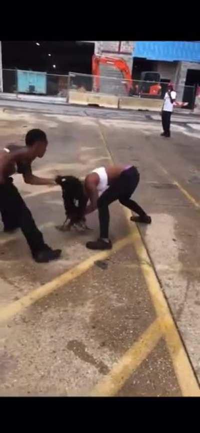 Taking a quick smoke break mid fight