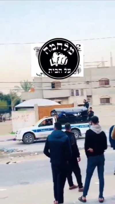 Hamas “police” thugs expropriated more U.N. AID with while Gazans can only look.