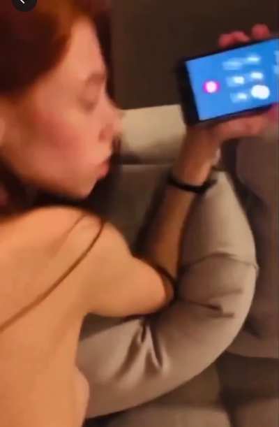 Calls her bf and proceeds to moan too loud and got caught