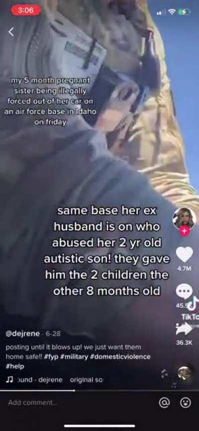 Trespassing onto an army base then getting mad when they kick you out