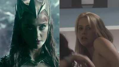 Amber Heard - Superhero Dressed vs Undressed