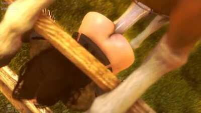 Yennefer Showing Proper Horse Riding Technique (Darktronicksfm)