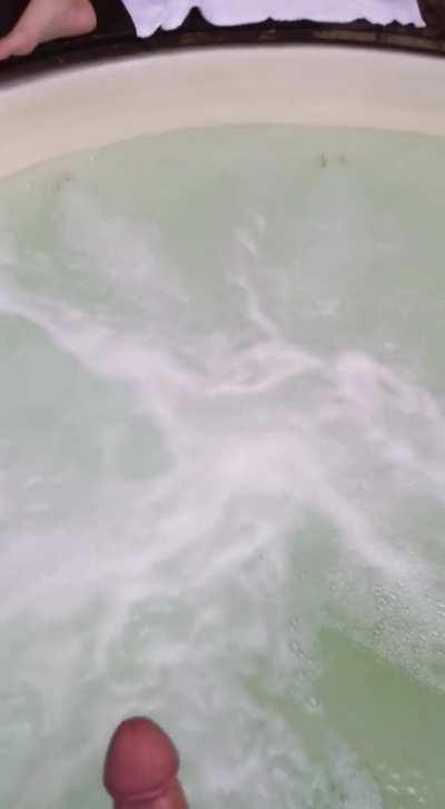 Just hanging at the resort hot tub