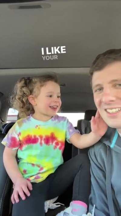 “You look so silly, popsy”