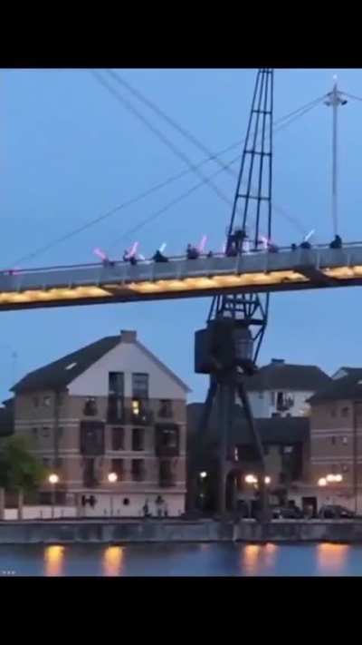 Guys Being Dudes with Lightsabers