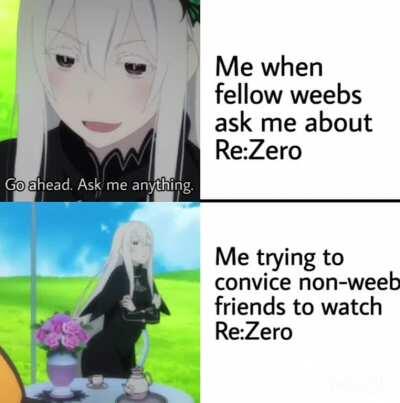 Just watch it. It's good! (Re:Zero S2)