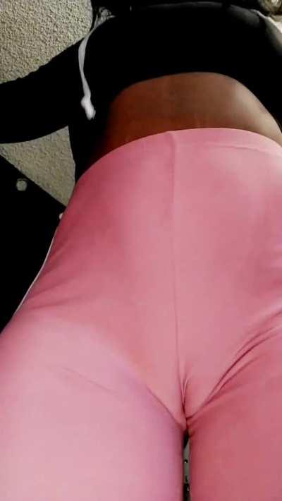 I used to be so embarrassed about getting camel toes but I just have a fat pussy!