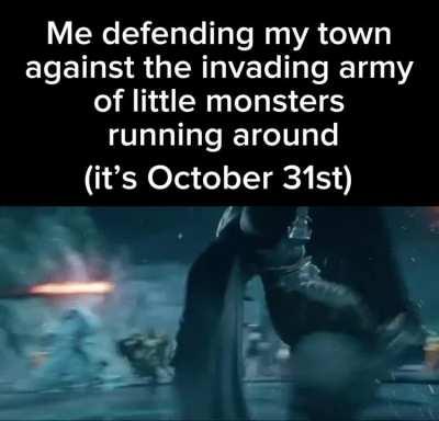 I will not let these things steal my candy