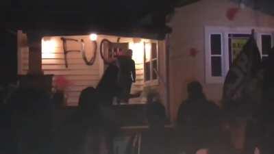Protesters vandalize San Jose mayor's house