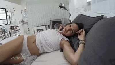 Gal Gadot waking you up for the routine morning fuck.