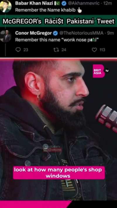 MMA SuperStar  Conor McGregor sends racist Tweet to Pakistani Twitter User🙁