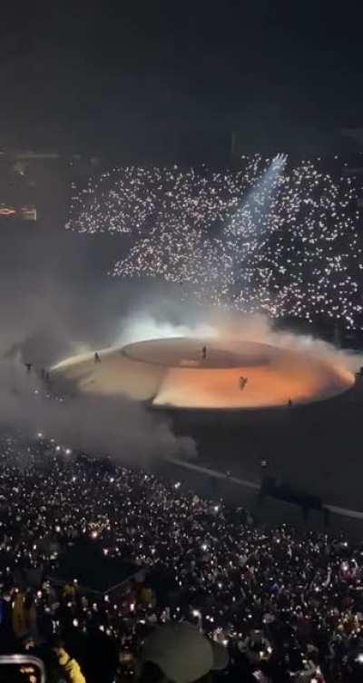 “It’s like the solar system tonight”